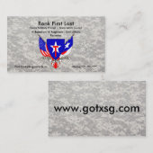 TXSG Visitenkarte (Vorne/Hinten)