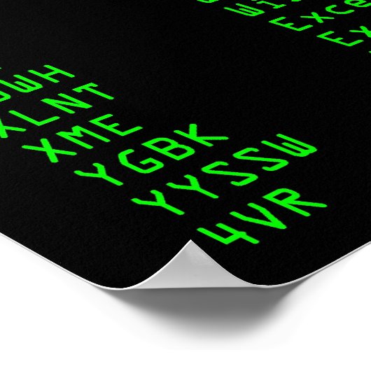 TXT Messaging Cheat Sheet Poster (Ecke)