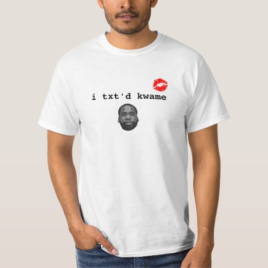 txt'd I kwame T-Shirt (Vorderseite)