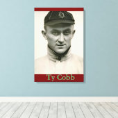 Ty Cobb Canvas Print Leinwanddruck (Insitu (Holzboden))