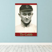 Ty Cobb Canvas Print Leinwanddruck (Insitu (Holzboden))