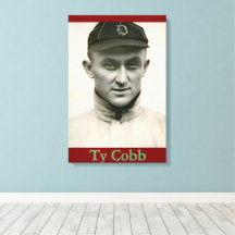Ty Cobb Canvas Print