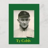 Ty Cobb Postcard Postkarte (Vorderseite)