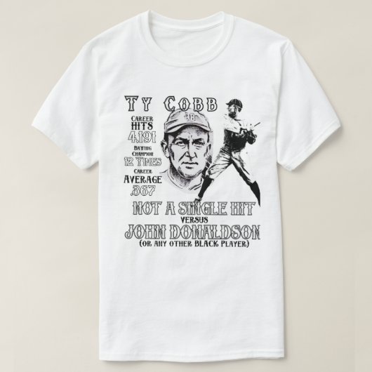 Ty Cobb T-Shirt (Design vorne)