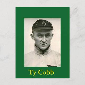 Ty Cobb Wall Art Tapestery Postkarte