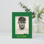 Ty Cobb Wall Art Tapestery Postkarte (Stehend Vorderseite)