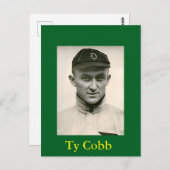 Ty Cobb Wall Art Tapestery Postkarte (Vorne/Hinten)