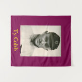 Ty Cobb Wall Art Tapestery Wandteppich (Vorderseite (Horizontal))
