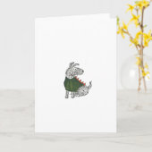 Ty Dog Card Karte (Gelbe Blume)