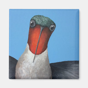 Ty, ein Ruby Throated Hummingbird Magnet