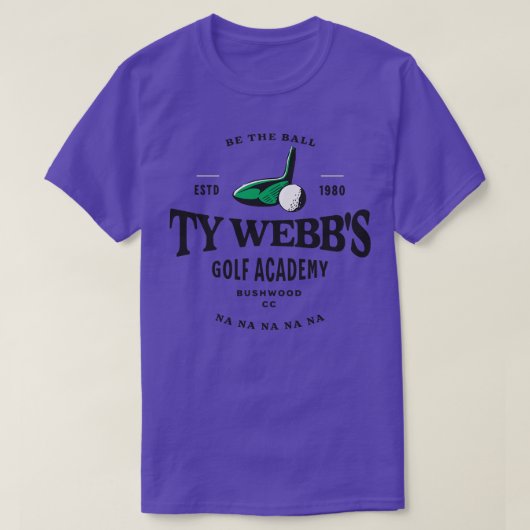Ty Webbs Golf Academy Est 1980 T-Shirt (Design vorne)