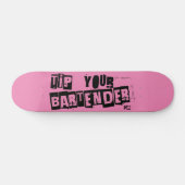 TYB Pink Punker Skateboard (Horizontal)