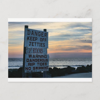 Tybee Beach Savannah, GA Postkarte