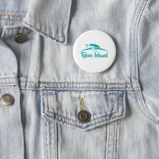 Tybee Green Turtle Button (Beispiel)