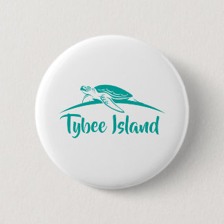 Tybee Green Turtle Button