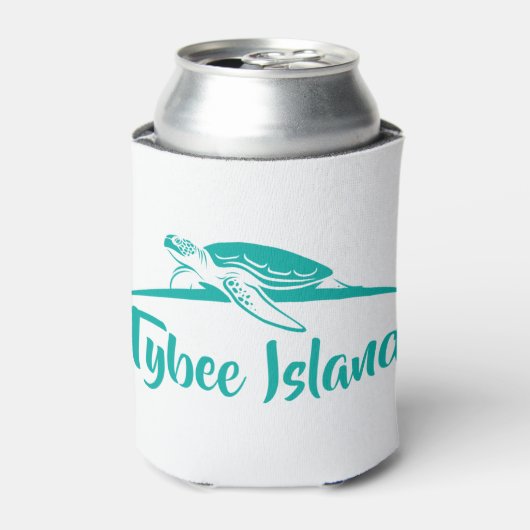 Tybee Green Turtle Dosenkühler (Kanne Vorderseite)