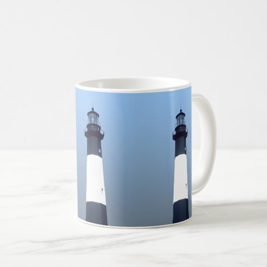 Tybee Insel-Leuchtturm Kaffeetasse (VorderseiteRechts)