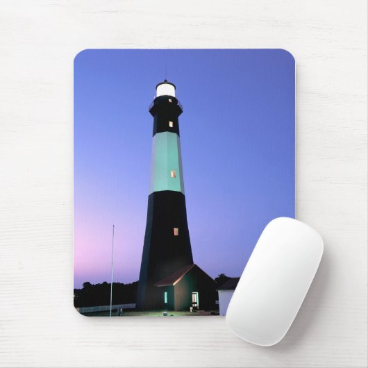 Tybee Insel-Leuchtturm Mousepad (Mit Mouse)