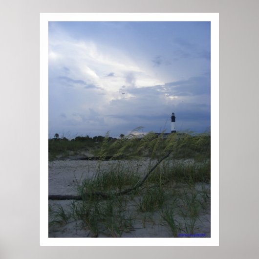 Tybee Island Abend Poster (Vorne)