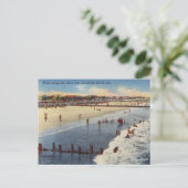 Tybee Island Beach Savannah GA Historisch Postkarte (Stehend Vorderseite)