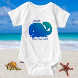 Tybee Island GA Baby Bodysuit Baby Strampler