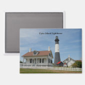 Tybee Island, Georgia Leuchtturm Magnet (Vorderseite/Rückseite)