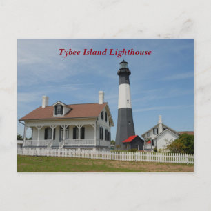 Tybee Island, Georgia Leuchtturm Postkarte