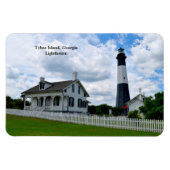 Tybee Island, Georgia Lighthouse Magnet (Horizontal)