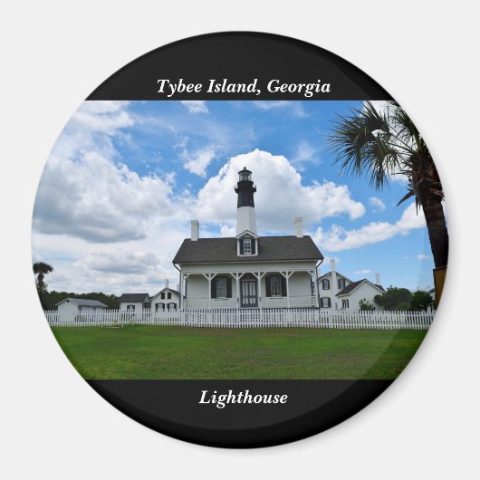 Tybee Island, Georgia Lighthouse Magnet (Vorne)