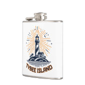 Tybee Island Georgia Lighthouse Sunrise Flachmann (Links)