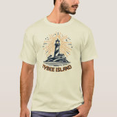 Tybee Island Georgia Lighthouse Sunrise T-Shirt (Vorderseite)