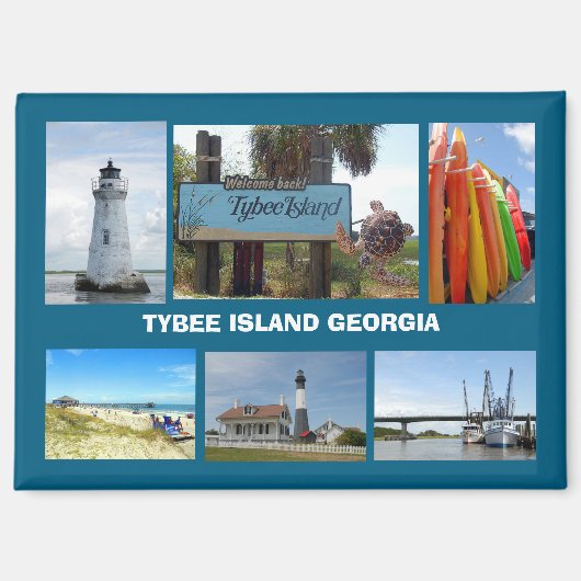 Tybee Island, Georgia Magnet (Vorderseite)