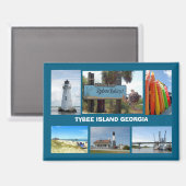 Tybee Island, Georgia Magnet (Vorderseite/Rückseite)