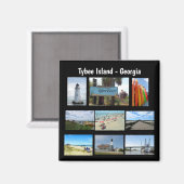 Tybee Island, Georgia Magnet (Vorderseite/Rückseite)