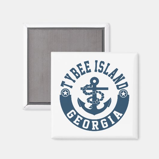 Tybee Island Georgia Magnet (Vorderseite/Rückseite)