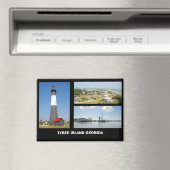 Tybee Island, Georgia Postcard Magnet (In Situ (Geschirrspüler))