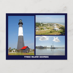Tybee Island, Georgia Postcard Postkarte