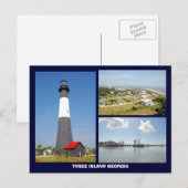 Tybee Island, Georgia Postcard Postkarte (Vorne/Hinten)