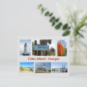 Tybee Island, Georgia Postcard Postkarte (Stehend Vorderseite)