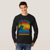 Tybee Island Georgia Retro Throwback Surf & Beach  T-Shirt (Vorne ganz)