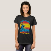 Tybee Island Georgia Retro Throwback Surf & Beach  T-Shirt (Vorne ganz)