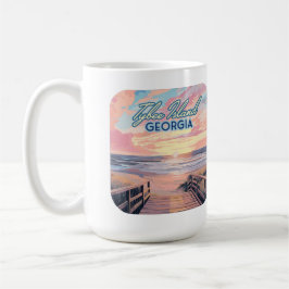 Tybee Island Georgia Sunrise Beach Savannah Kaffeetasse