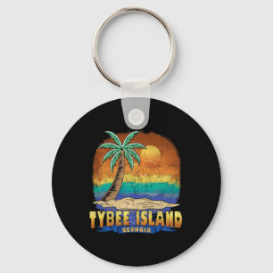 Tybee Island Georgia Vintag beängstigend Souvenir Schlüsselanhänger