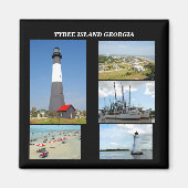 Tybee Island, Georgien Magnet (Vorne)
