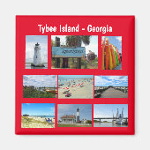 Tybee Island, Georgien Magnet (Vorne)