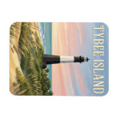 Tybee Island Leuchtturm Magnet (Horizontal)