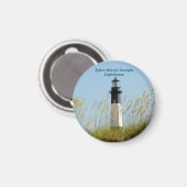Tybee Island Leuchtturm Magnet (Vorderseite/Rückseite)