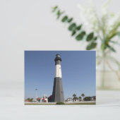 Tybee Island Leuchtturm, Savannah GA Postkarte (Stehend Vorderseite)
