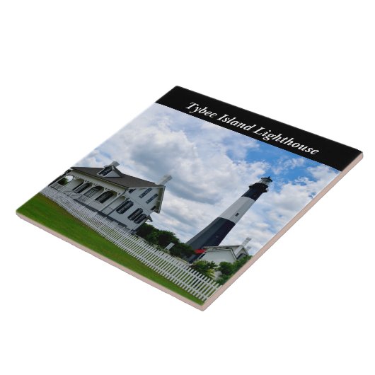 Tybee Island Lighthouse Fliese (Seite)