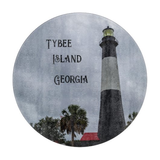 Tybee Island Lighthouse Georgia Schneidebrett (Vorderseite)